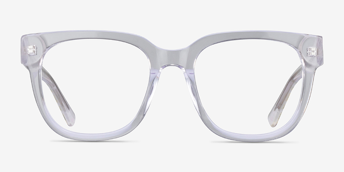 Snapdragon Clear Floral Acétate Montures de lunettes de vue d'EyeBuyDirect