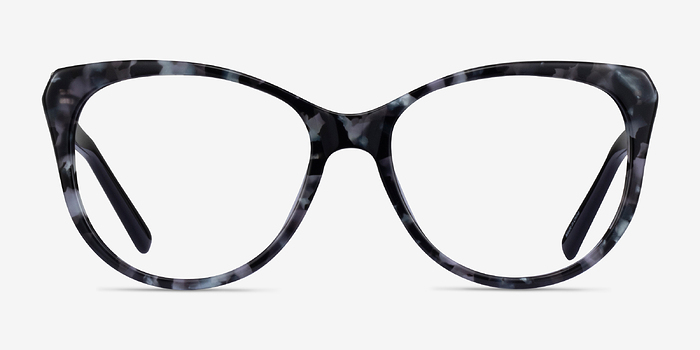 Thalia Gray Tortoise Acétate Montures de lunettes de vue d'EyeBuyDirect