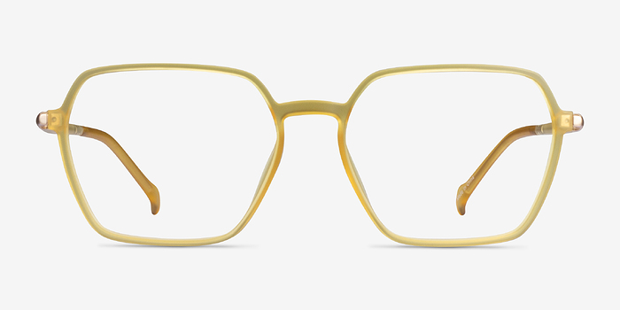 Tatsu Clear Yellow Plastique Montures de lunettes de vue d'EyeBuyDirect