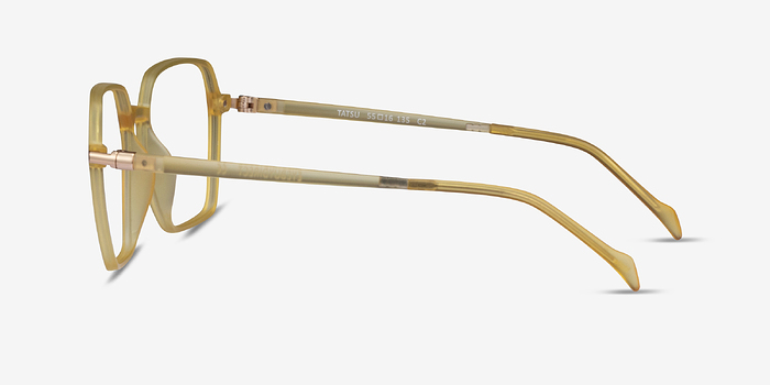 Tatsu Clear Yellow Plastique Montures de lunettes de vue d'EyeBuyDirect