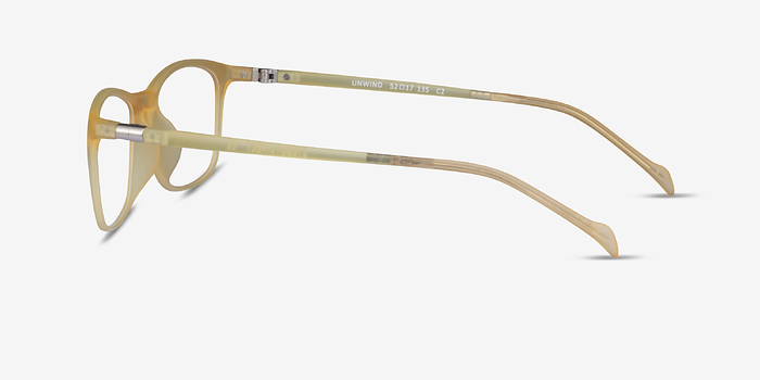 Unwind Clear Yellow Plastique Montures de lunettes de vue d'EyeBuyDirect