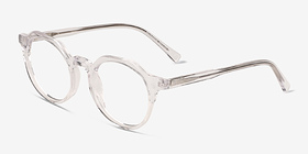 Monarda Crystal Acétate Montures de lunettes de vue d'EyeBuyDirect, Vue d'Angle