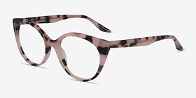 Leilani Pink Tortoise Acétate Montures de lunettes de vue d'EyeBuyDirect, Vue d'Angle