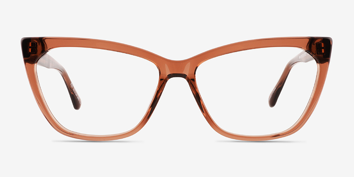 Rue Crystal Brown Éco-responsable Montures de lunettes de vue d'EyeBuyDirect