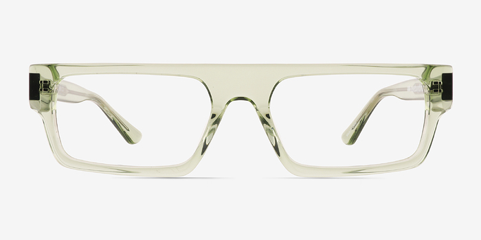 Mox Crystal Olive Green Acétate Montures de lunettes de vue d'EyeBuyDirect