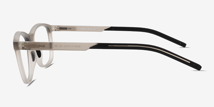 Upward Matte Crystal Gray Plastique Montures de lunettes de vue d'EyeBuyDirect