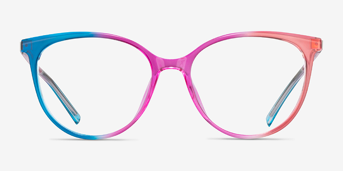 Positivity Purple Pink Rainbow Plastique Montures de lunettes de vue d'EyeBuyDirect