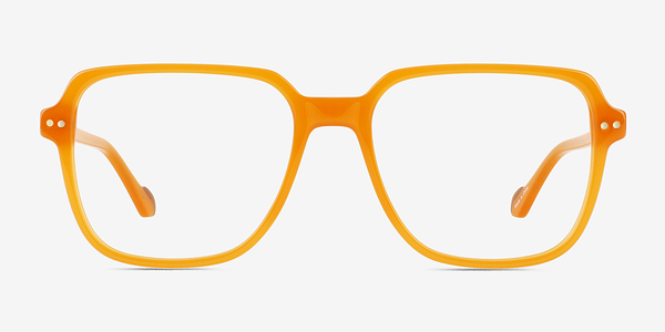 Brooke Orange Acétate Montures de lunettes de vue