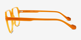 Brooke Orange Acétate Montures de lunettes de vue d'EyeBuyDirect, Vue de Côté