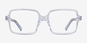 Marie Transparent Acétate Montures de lunettes de vue d'EyeBuyDirect, Vue de Face