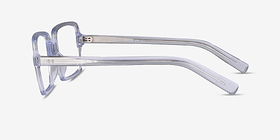 Marie Transparent Acétate Montures de lunettes de vue d'EyeBuyDirect, Vue de Côté