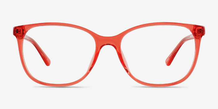 Kieran Clear Pink Plastique Montures de lunettes de vue d'EyeBuyDirect