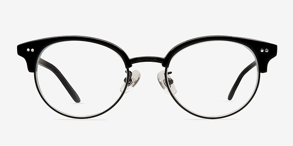 Annabel Noir Acetate-metal Montures de lunettes de vue