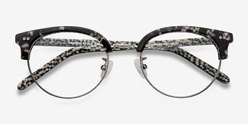 Gunmetal/Tortoise Annabel -  Vintage Acetate, Metal Lunettes de vue