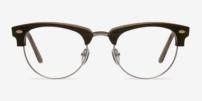 Esteban Brun Wood-texture Montures de lunettes de vue d'EyeBuyDirect