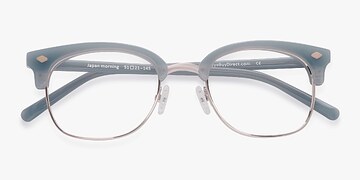  Blue  Japan Morning -  Vintage Acetate, Metal Eyeglasses
