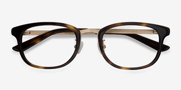 Tortoise First Light -  Vintage Acetate, Metal Eyeglasses