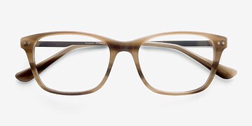 Brown Striped Hudson -  Mode Métal Lunettes de vue