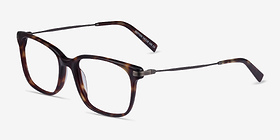 Motion Écailles Acetate-metal Montures de lunettes de vue d'EyeBuyDirect, Vue d'Angle