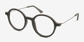 Potter Vert Mat Plastique Montures de lunettes de vue d'EyeBuyDirect, Vue d'Angle