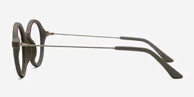 Potter Vert Mat Plastique Montures de lunettes de vue d'EyeBuyDirect, Vue de Côté