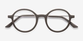 Potter Vert Mat Plastique Montures de lunettes de vue d'EyeBuyDirect, Vue Rapprochée