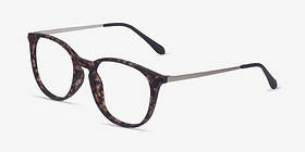 Gracious Pink Floral Plastic-metal Montures de lunettes de vue d'EyeBuyDirect, Vue d'Angle