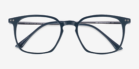 Ghostwriter Teal Plastic-metal Montures de lunettes de vue d'EyeBuyDirect, Vue Rapprochée