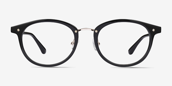 Fetching Black Golden Métal Montures de lunettes de vue