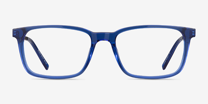 Stanza Bleu Acetate-metal Montures de lunettes de vue d'EyeBuyDirect