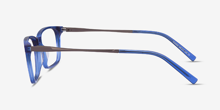 Stanza Bleu Acetate-metal Montures de lunettes de vue d'EyeBuyDirect