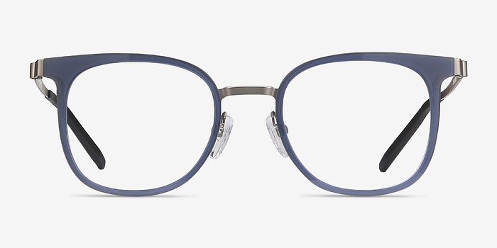 Rotem Bleu marine  Acetate-metal Montures de lunettes de vue d'EyeBuyDirect