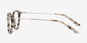 Quill Écaille ivoire Acetate-metal Montures de lunettes de vue d'EyeBuyDirect, Vue de Côté