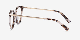 Attitude Écaille ivoire Acetate-metal Montures de lunettes de vue d'EyeBuyDirect, Vue de Côté