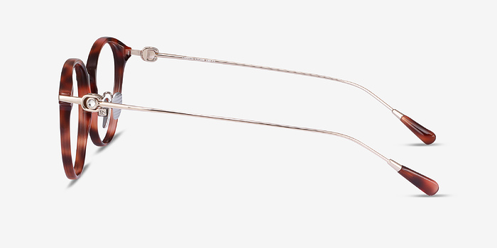 Colette Pink Tortoise Métal Montures de lunettes de vue d'EyeBuyDirect