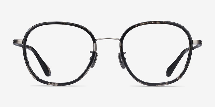 Beyond Gray Floral Métal Montures de lunettes de vue d'EyeBuyDirect