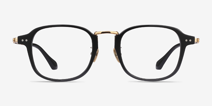 Lalo Noir Métal Montures de lunettes de vue d'EyeBuyDirect