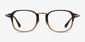 Lalo Brun Métal Montures de lunettes de vue d'EyeBuyDirect, Vue de Face