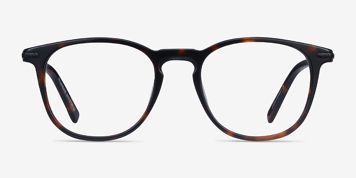 Villeneuve Écaille Noire Acetate-metal Montures de lunettes de vue d'EyeBuyDirect
