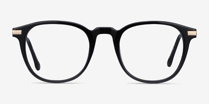 Giverny Noir Acetate-metal Montures de lunettes de vue d'EyeBuyDirect