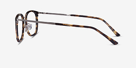 Barnaby Écailles Acetate-metal Montures de lunettes de vue d'EyeBuyDirect, Vue de Côté