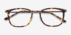 Barnaby Écailles Acetate-metal Montures de lunettes de vue d'EyeBuyDirect, Vue Rapprochée
