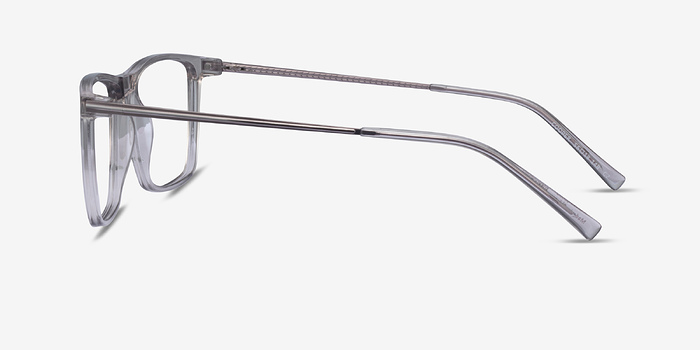 Cooper Clear Gray Métal Montures de lunettes de vue d'EyeBuyDirect