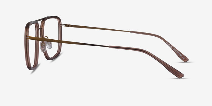 Cassian Brown Bronze Métal Montures de lunettes de vue d'EyeBuyDirect