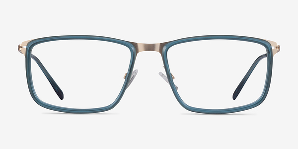 Kairo Teal  Gold Métal Montures de lunettes de vue