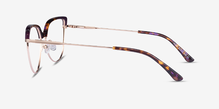 Dona Floral & Rose Gold Acetate-metal Montures de lunettes de vue d'EyeBuyDirect