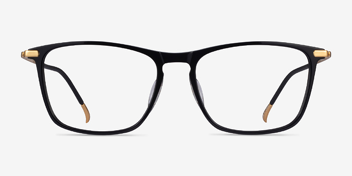 Estuary Black Gold Métal Montures de lunettes de vue d'EyeBuyDirect