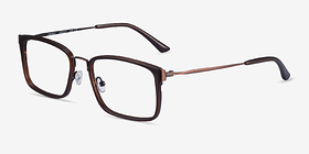 Shibui Café Métal Montures de lunettes de vue d'EyeBuyDirect, Vue d'Angle