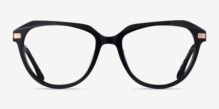 Exec Black Gold Métal Montures de lunettes de vue d'EyeBuyDirect