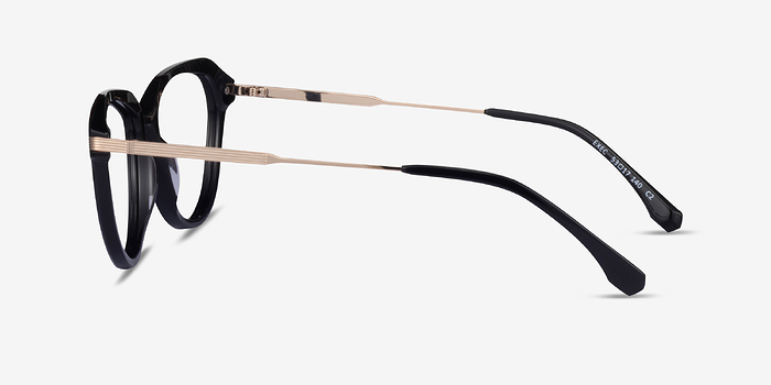 Exec Black Gold Métal Montures de lunettes de vue d'EyeBuyDirect
